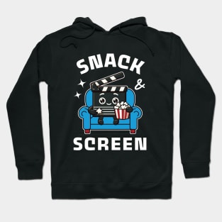 snack & screen - movies lovers Hoodie